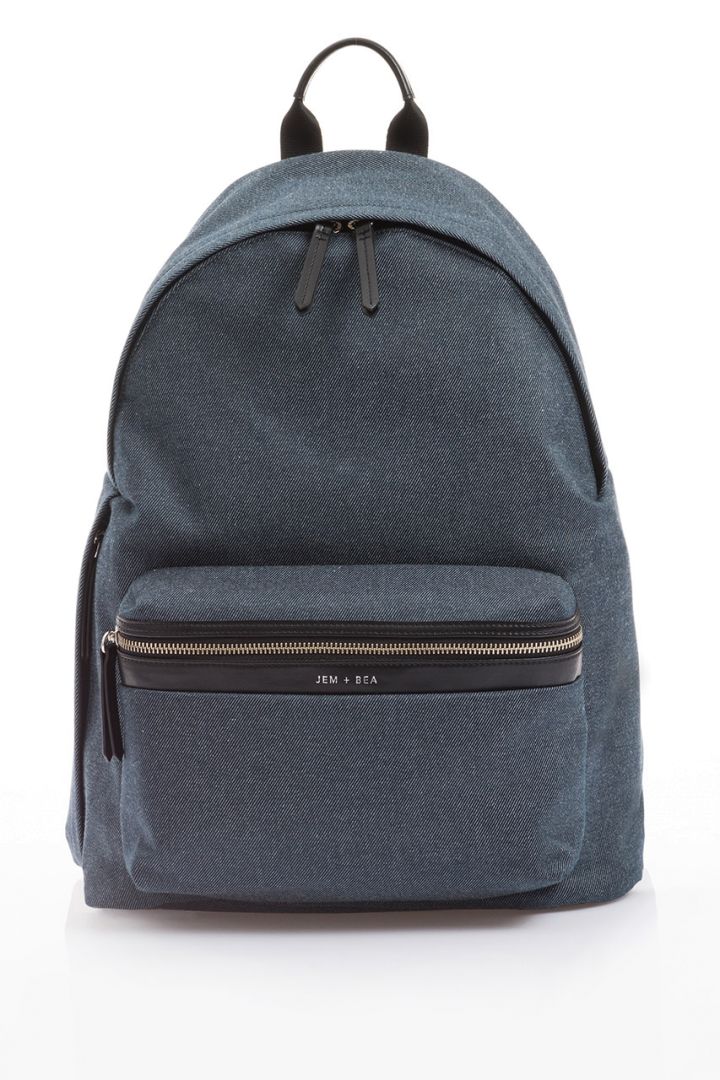 Wickelrucksack indigo denim