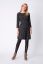 Preview: Maternity and Nursing Dress with Dots black/white