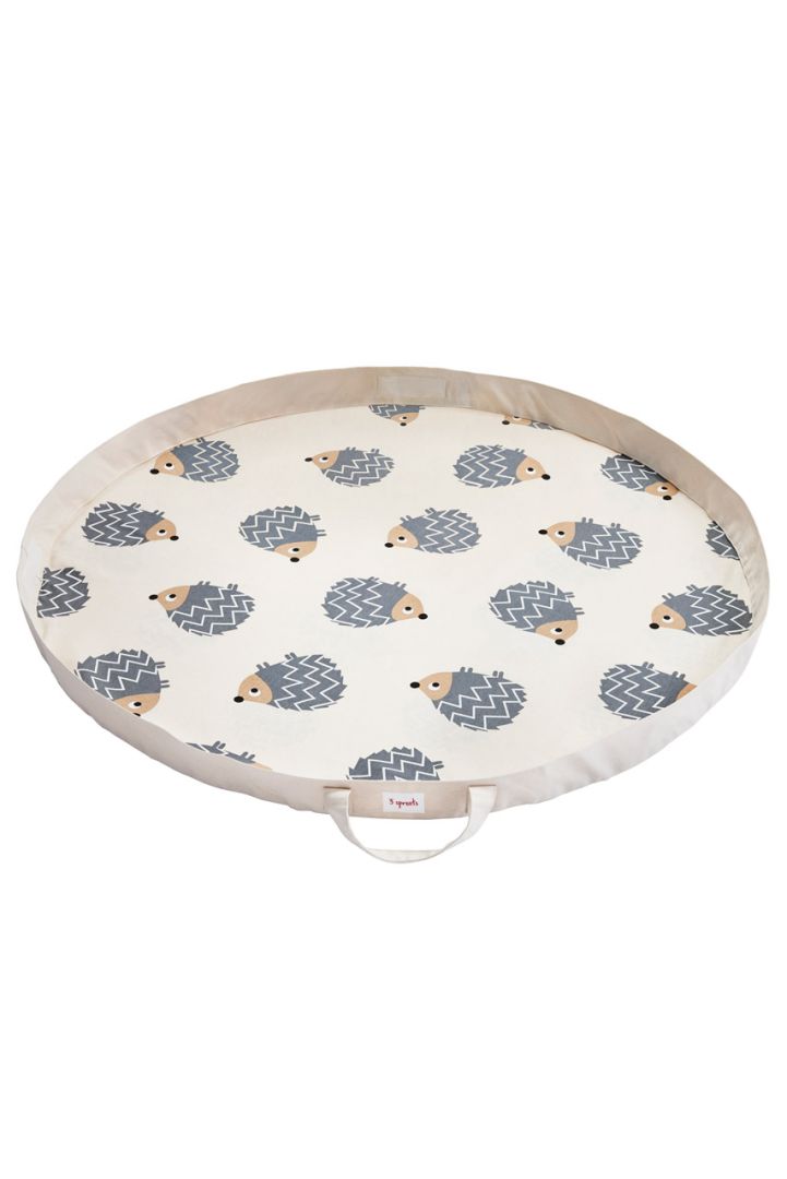 2 in 1 play mat and bag hedgehog