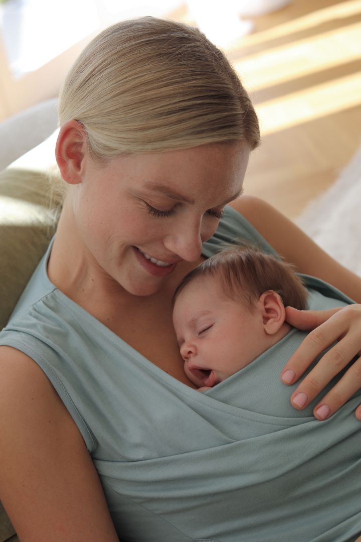 Eco Viskose Skin to Skin Baby Bonding Top salbei