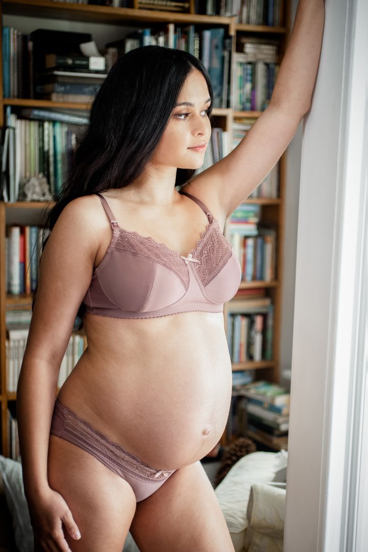 Full Cup Still BH mit Spitze taupe