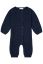 Vorschau: Organic Strickstrampler mit Knopfleiste navy