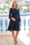 Preview: Chiffon Maternity Dress with Dots navy