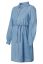 Preview: Maternity and Nursing Shirt Dress in Denim-Look