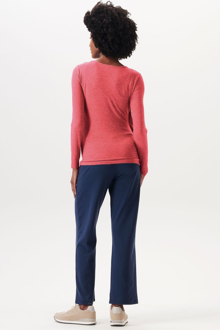 Eco Double Layer Umstands- und Stillshirt rot