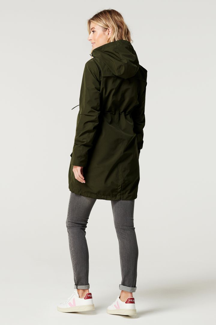 3 in 1 Umstands- und Tragejacke mit Kapuze