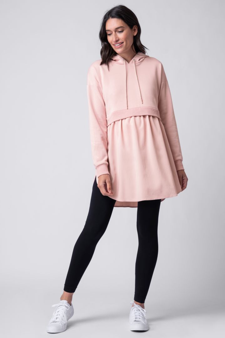 Hoodie Umstands- und Stilltunika