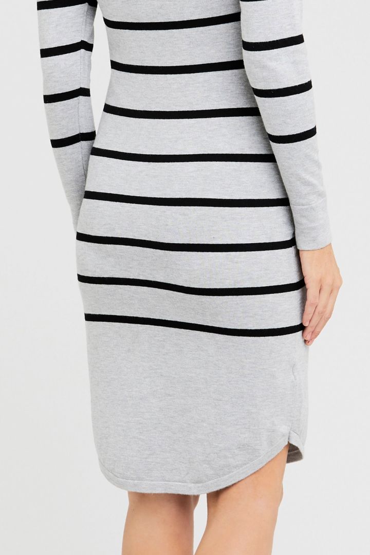 Umstandskleid mit Streifen