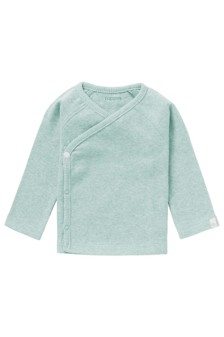 Organic Baby Wrap Shirt sage