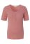 Vorschau: Organic Ripp Umstands- und Stillshirt light terracotta