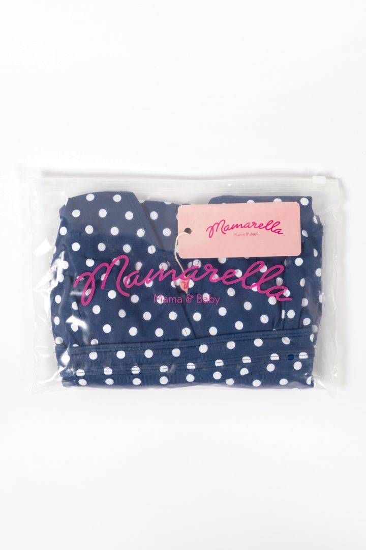 Umstandstankini Dots blau