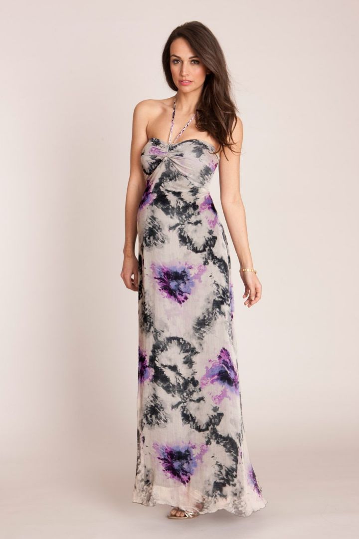 Silk Maternity Dress