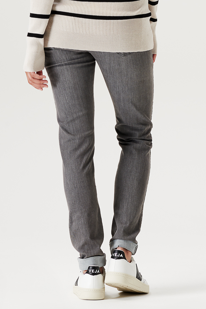 Skinny Umstandsjeans grau