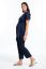 Vorschau: Umstands- und Still-Jumpsuit mit Knopfleiste navy