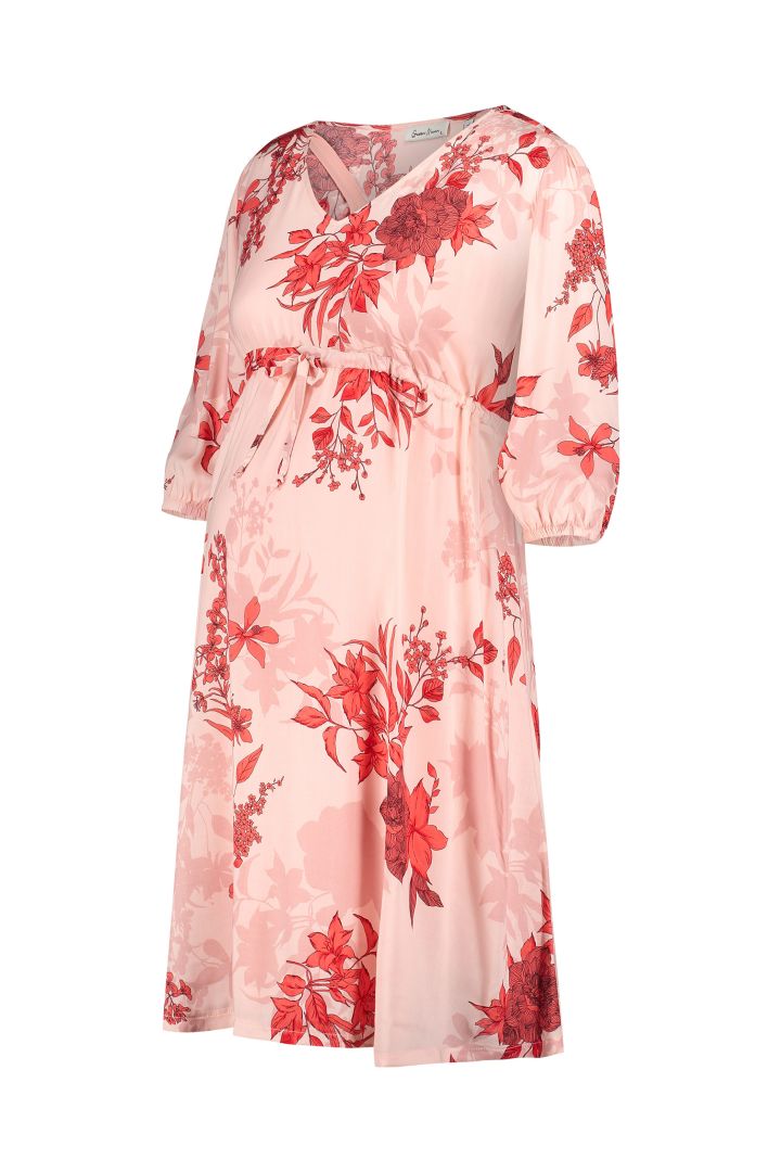 Umstandskleid mit floralem Print
