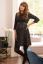 Preview: Maternity and Nursing Dress with Dots black/white