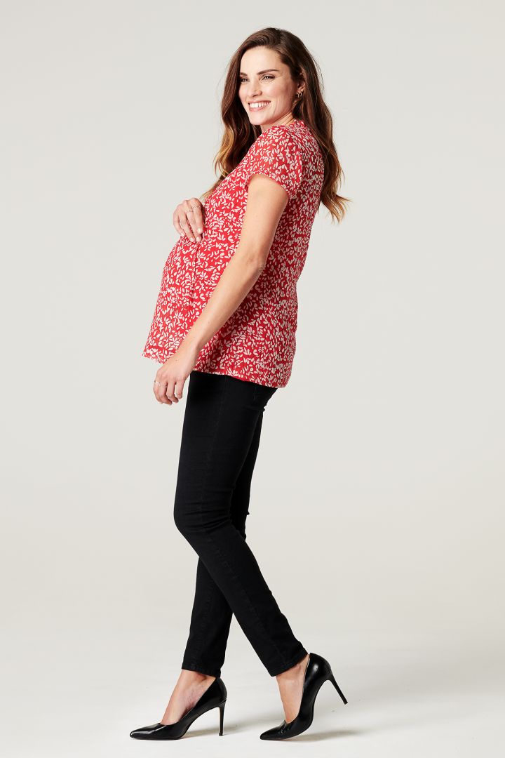 Maternity and Nursing Blouse from Recycled Material