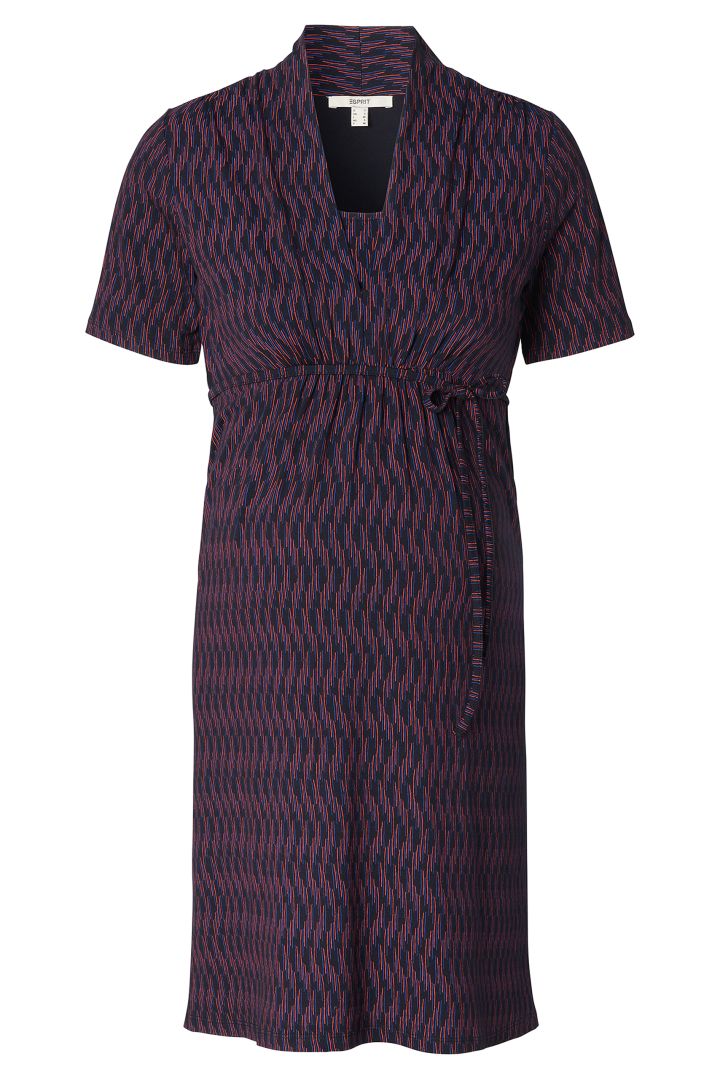 Ecovero Umstands- und Stillkleid mit Allover Print
