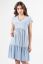 Preview: Maternity Dress with Flounce Hem light blue