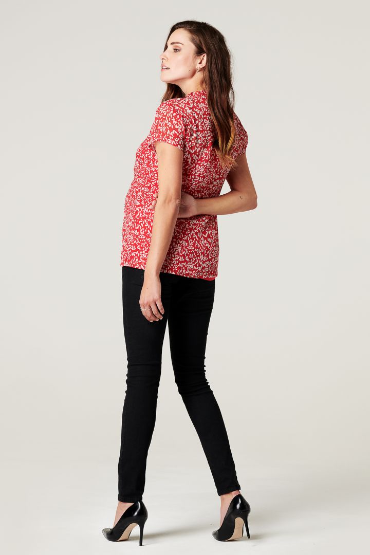 Maternity and Nursing Blouse from Recycled Material