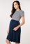 Vorschau: Organic Umstands- und Stillkleid mit Streifentop
