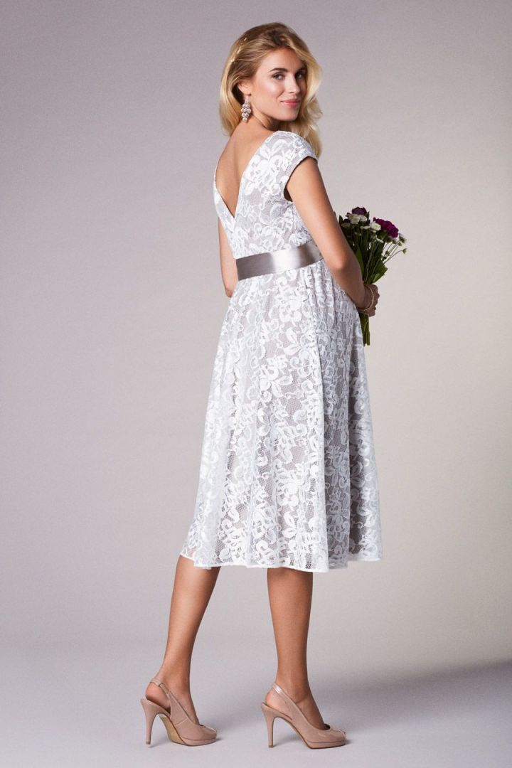 Umstandsbrautkleid in A-Linie