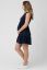 Preview: Maternity and Nursing Dress with Flounces navy