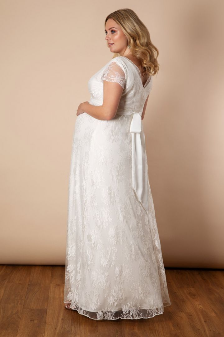 Plus Size Maternity Wedding Dress Long