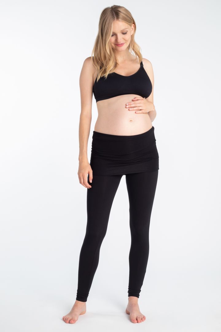 Belly Support Umstandsleggings aus Modal