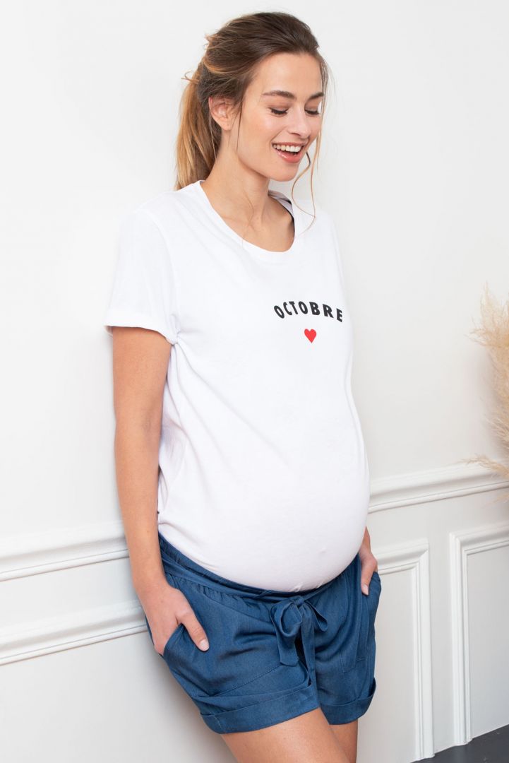 Umstandsshorts zum Binden