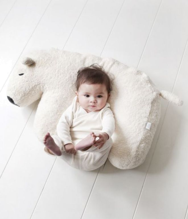 Still- und Babykissen Eisb&auml;r