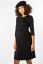 Vorschau: Ecovero Rundhals Umstands- und Stillkleid schwarz