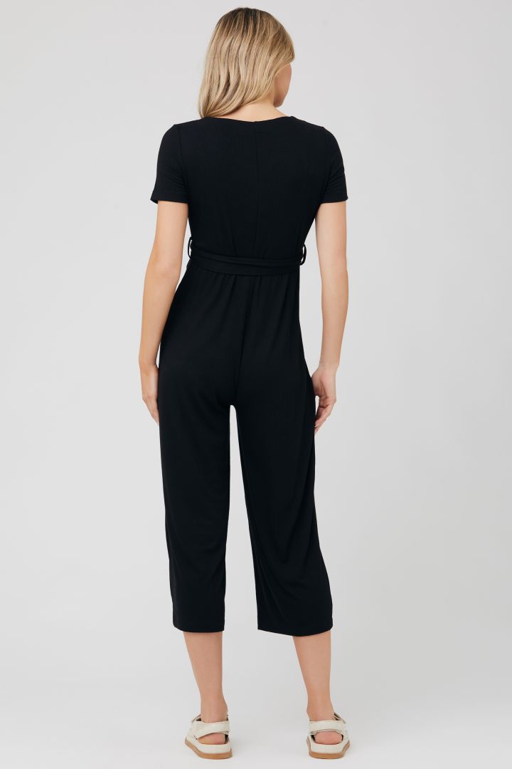 Ribbed Umstands- und Still-Jumpsuit