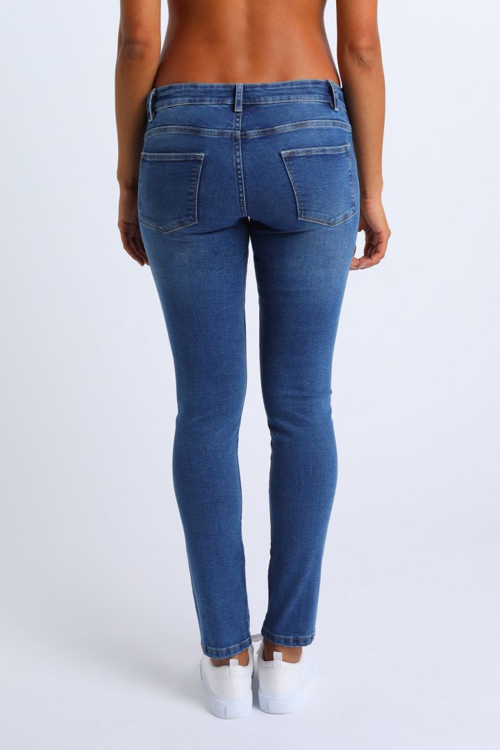 Organic Skinny Umstandsjeans Medium Wash