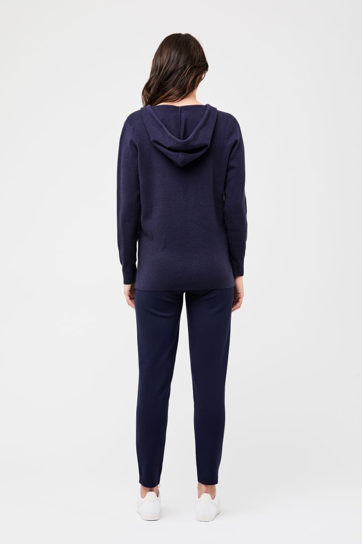 Slim-Fit Maternity Trousers navy