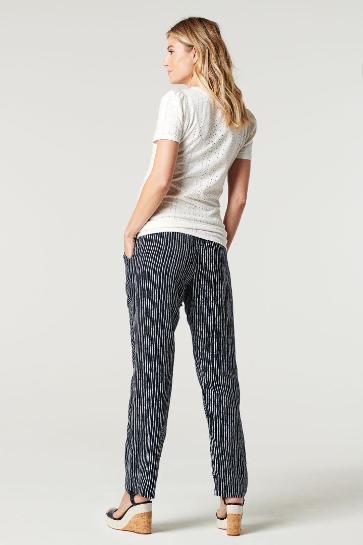 Umstandshose mit Streifen