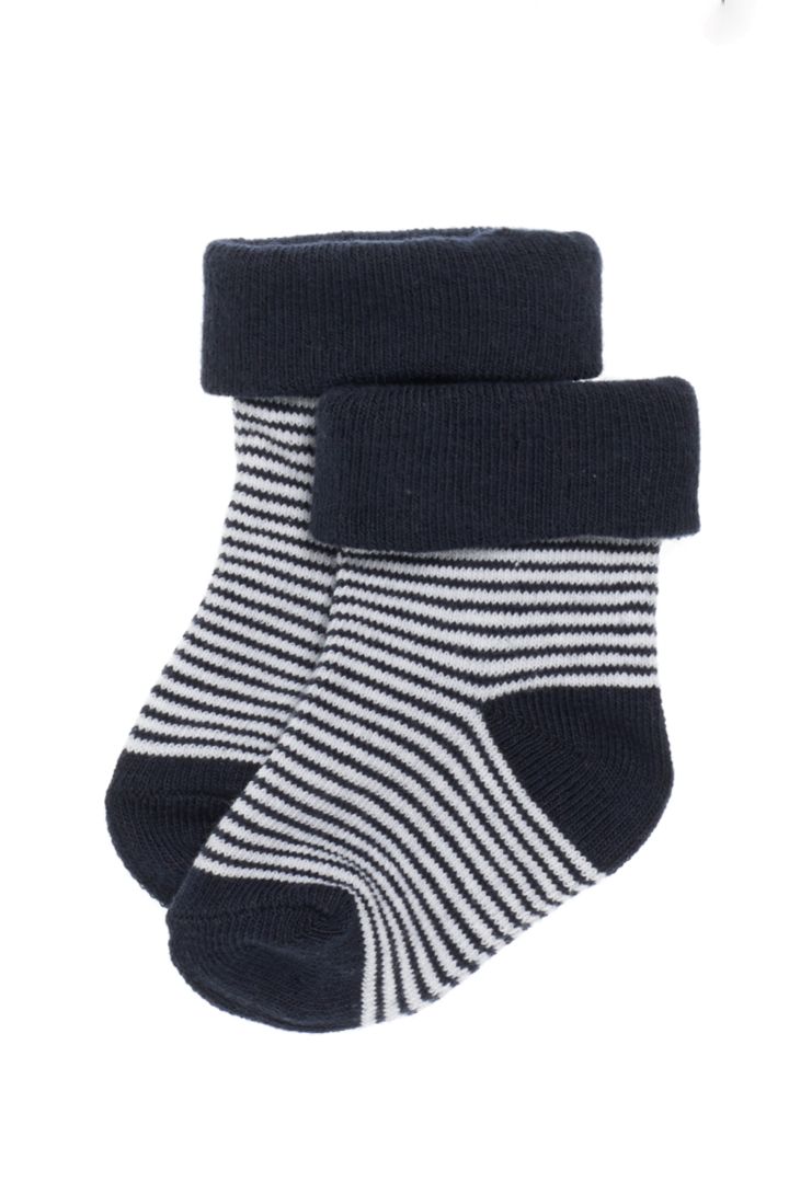 2er Set Babysocken navy