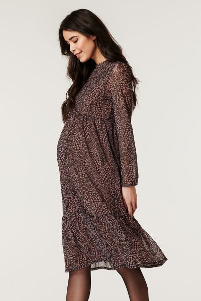 Umstandskleid mit Allover Print