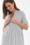Preview: Maternity and Nursing Tunic Dress with Stripes