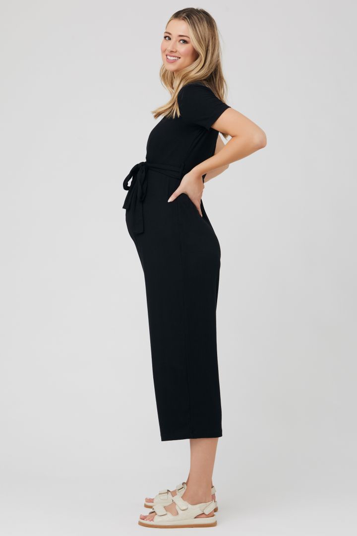 Ribbed Umstands- und Still-Jumpsuit