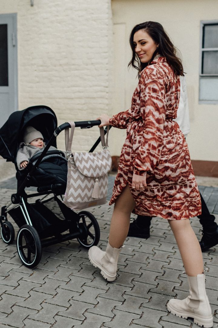 2 in 1 Wickeltasche und Rucksack higher vision