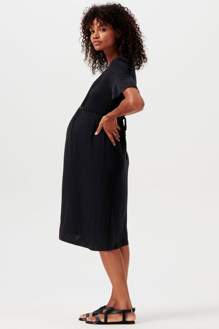 Ecovero Umstandskleid schwarz