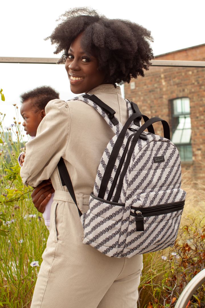 Eco Wickelrucksack Logo Print