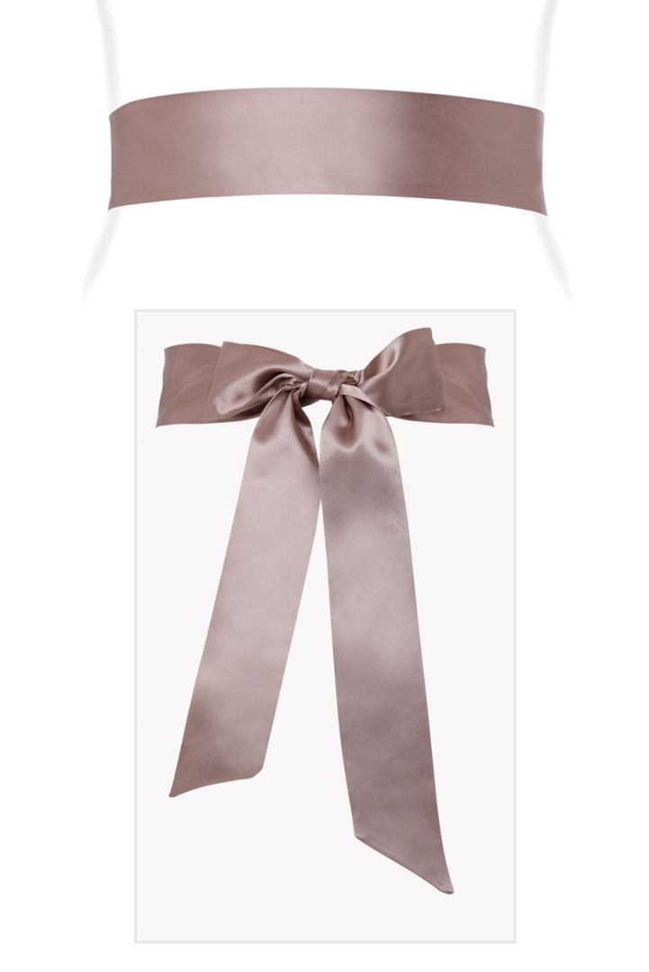 Pink Satin Sash
