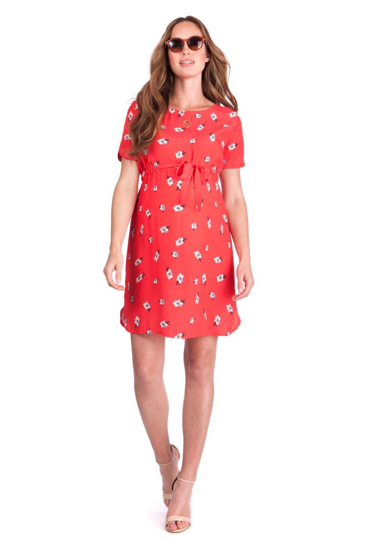 Umstandskleid mit Rückenausschnitt Flower