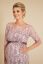 Preview: A-line maternity dress in lace, long, pink