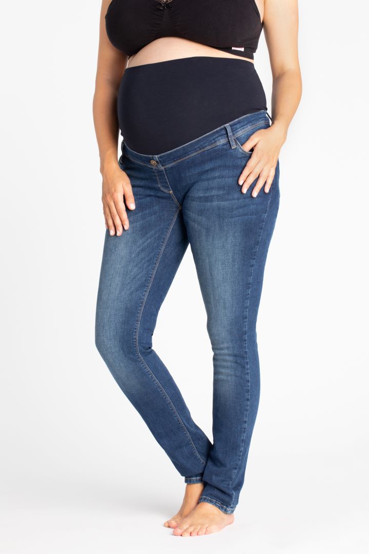 Plus Size Umstandsjeans Skinny Stone Wash 34L