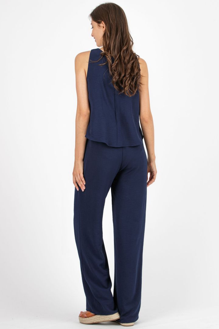 Crepe Umstands- und Still-Jumpsuit
