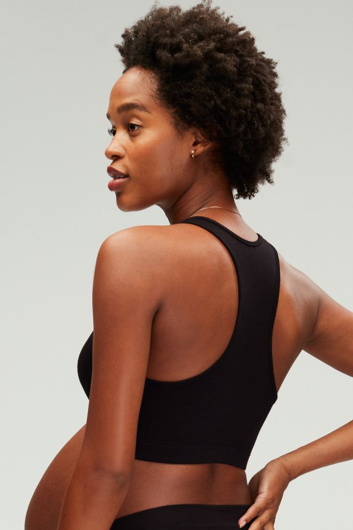 Schlaf Still BH mit Spitze schwarz