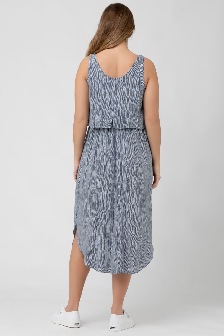 Midi Umstands- und Stillträgerkleid